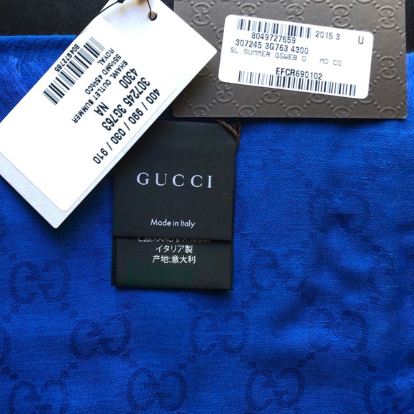 Gucci GG cotton model scarf - Picture 8 of 10